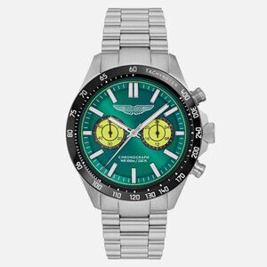 ASTON MARTIN Men's Watch Chronograph Wrist Aml Icon MTIS1F502 Stainless Steel